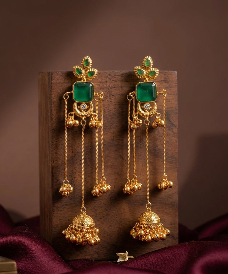 Traditional Kashmiri jewelry and ethnic earrings for women