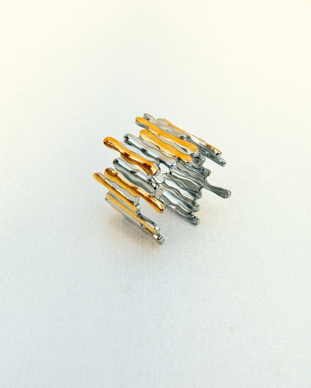 Golden Wave Ring