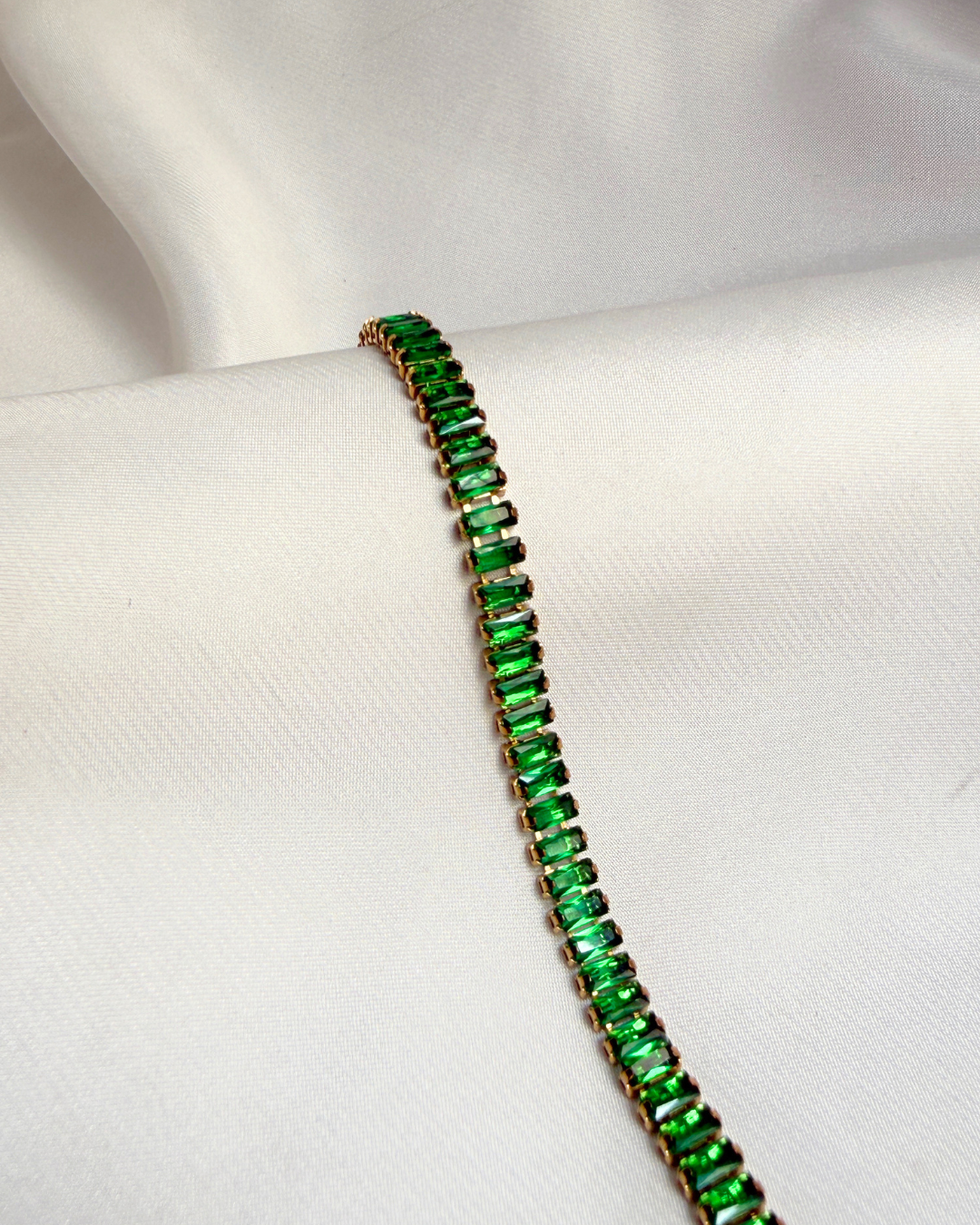 Emerald Line Bracelet
