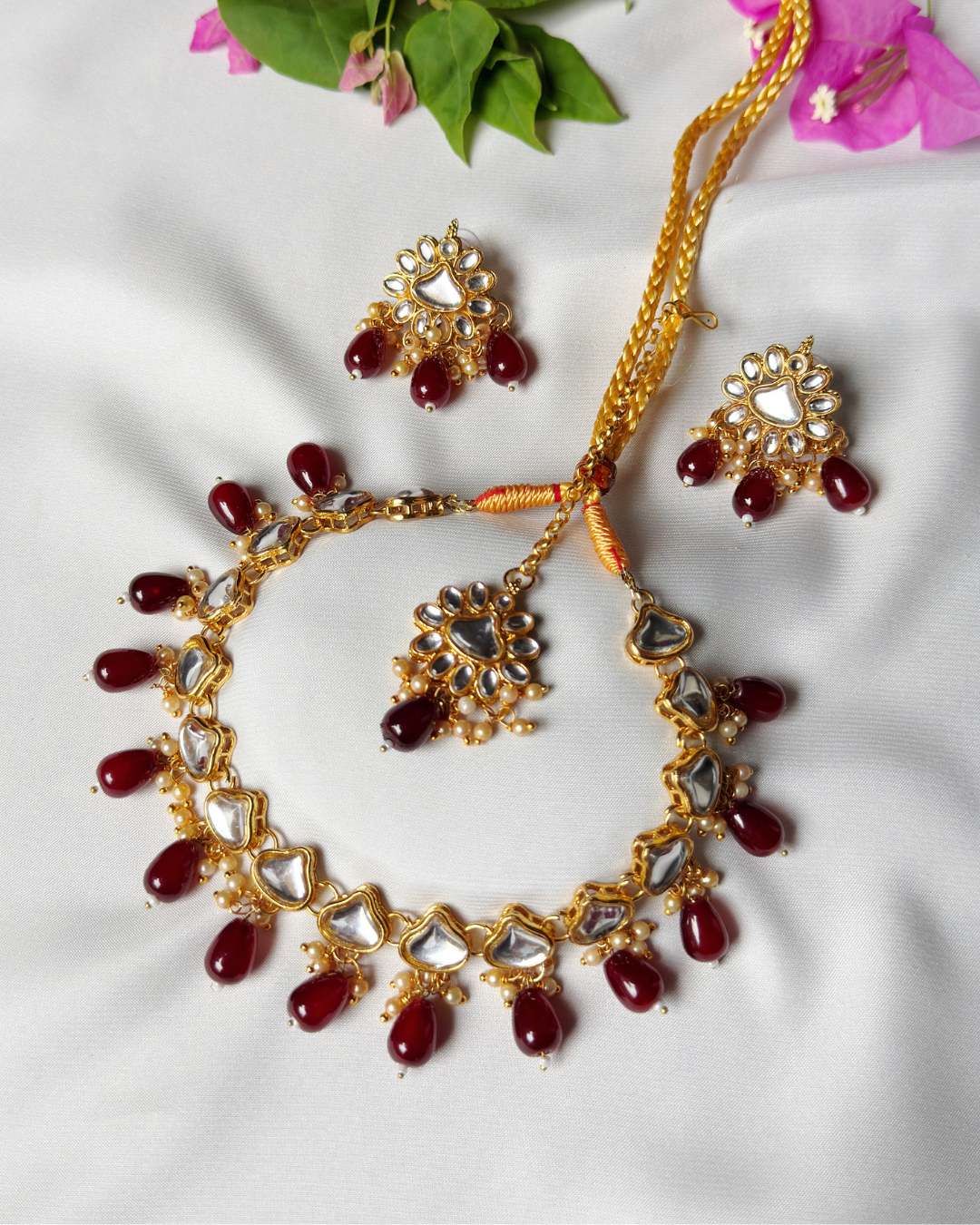 Malinee kundan set