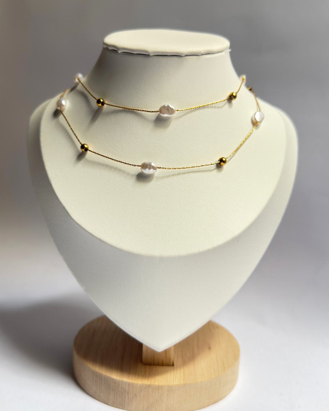 Pearl Dusk Layer Necklace