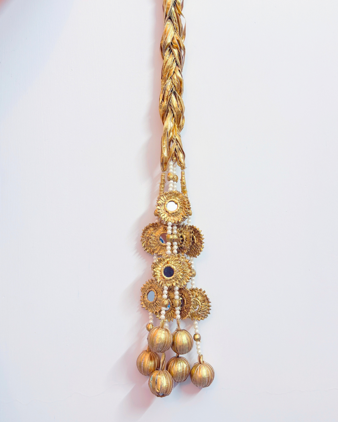 Woven with tradition, adorned with elegance  yellow golden