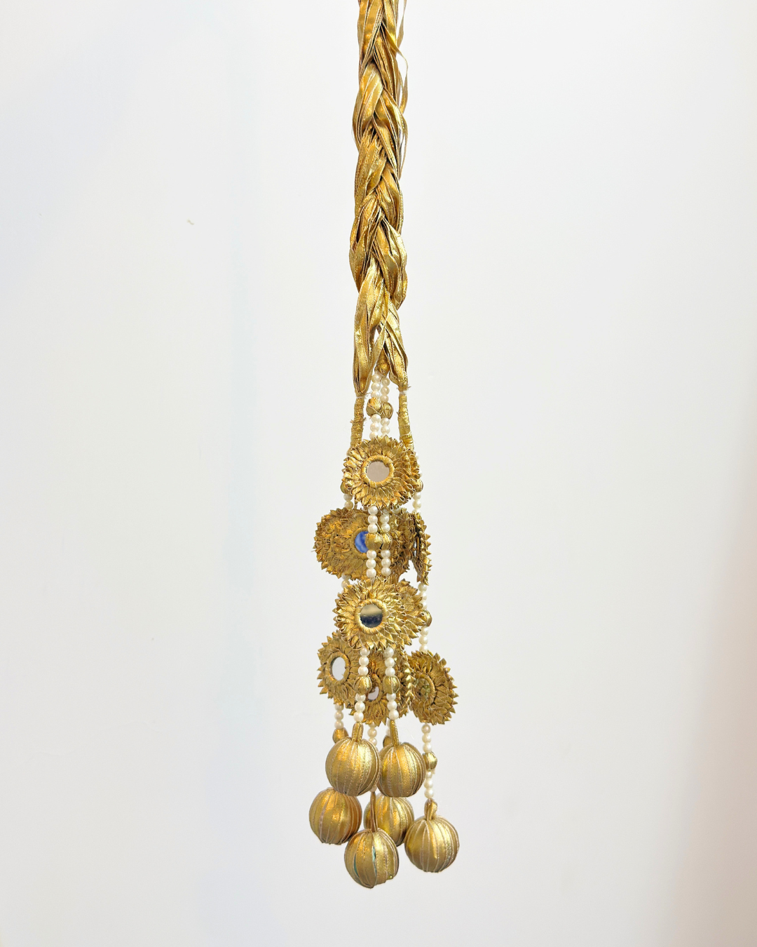 Woven with tradition, adorned with elegance  yellow golden