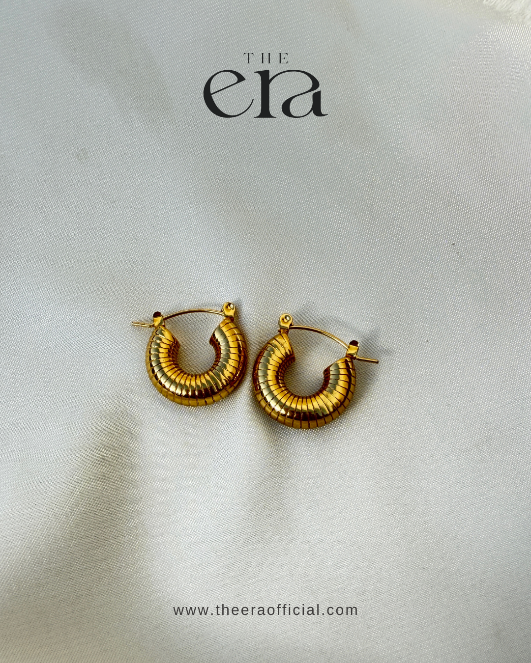 The Textured Statement Hoops