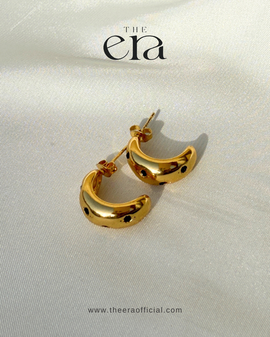 The Luna Hoops (moon shape)