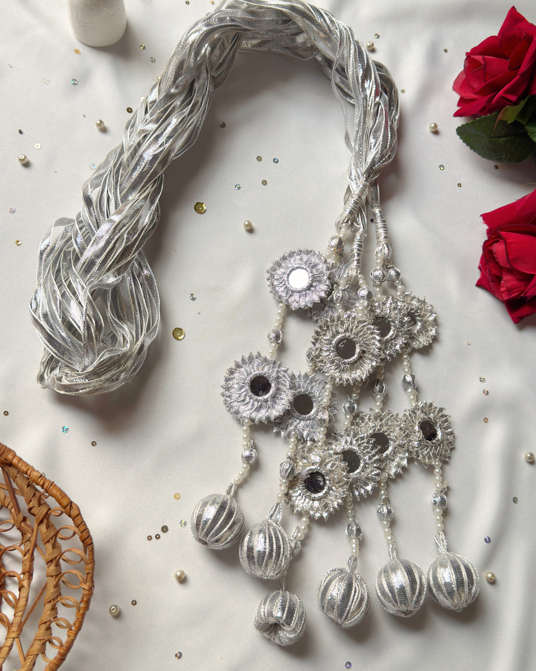 Woven with tradition, adorned with elegance  yellow golden