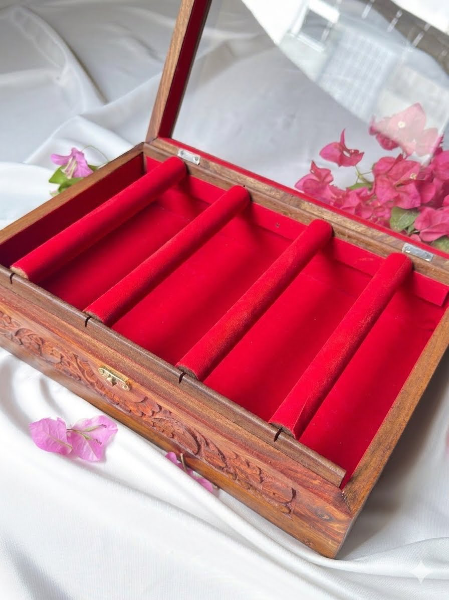 Wooden Bangle Box