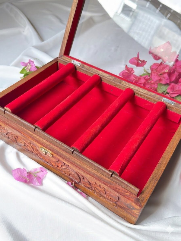 Wooden Bangle Box