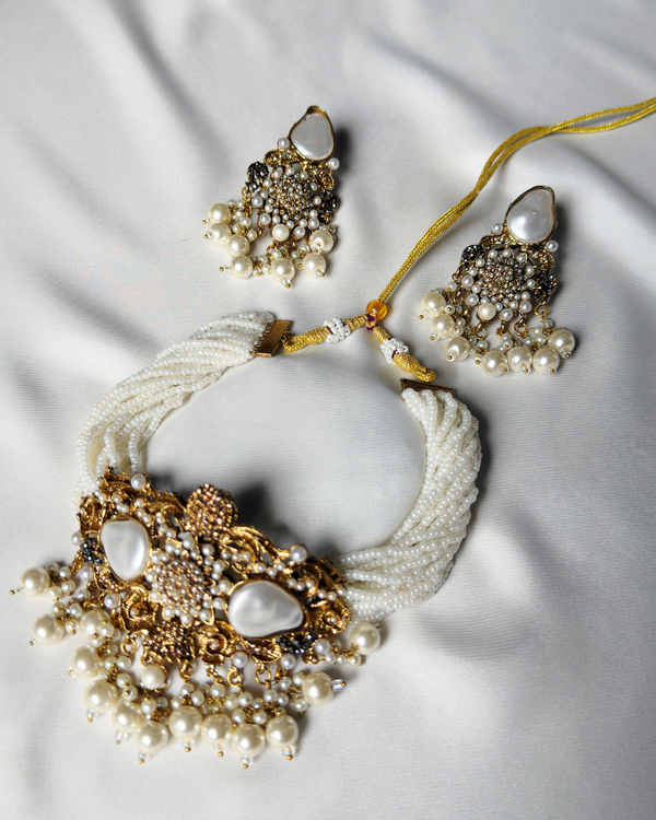 Anatolia choker set ( champagne )