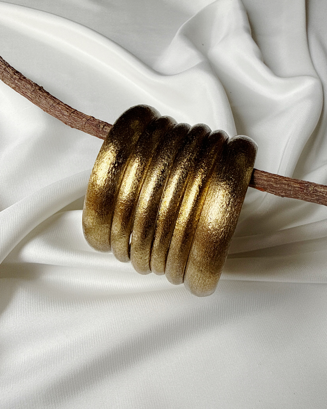 Copper retro bangles