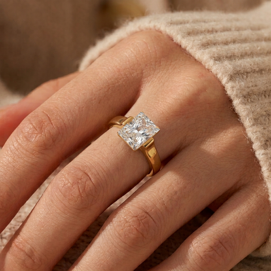 Princess Cut Ring
