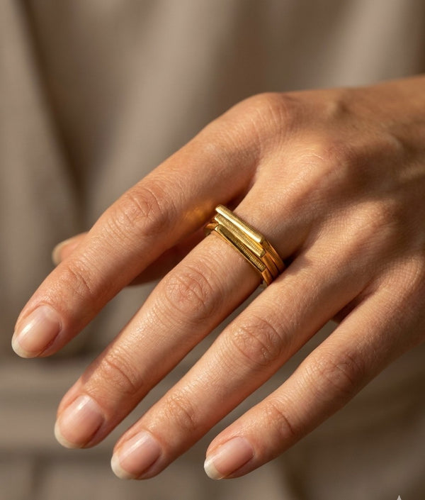 Golden edge ring