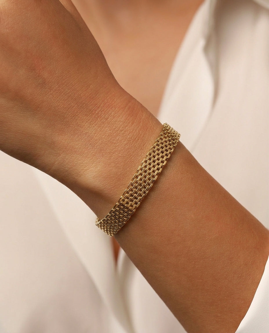 Golden Mesh Luxe Bracelet