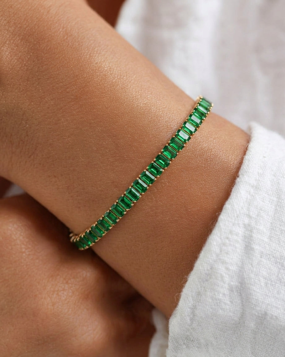 Emerald Tennis Bracelet