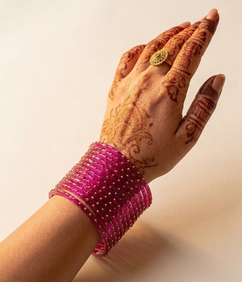 Era Raindrop Soft Pink Stone Bangles – Sizes 2.4, 2.6 & 2.8 product image