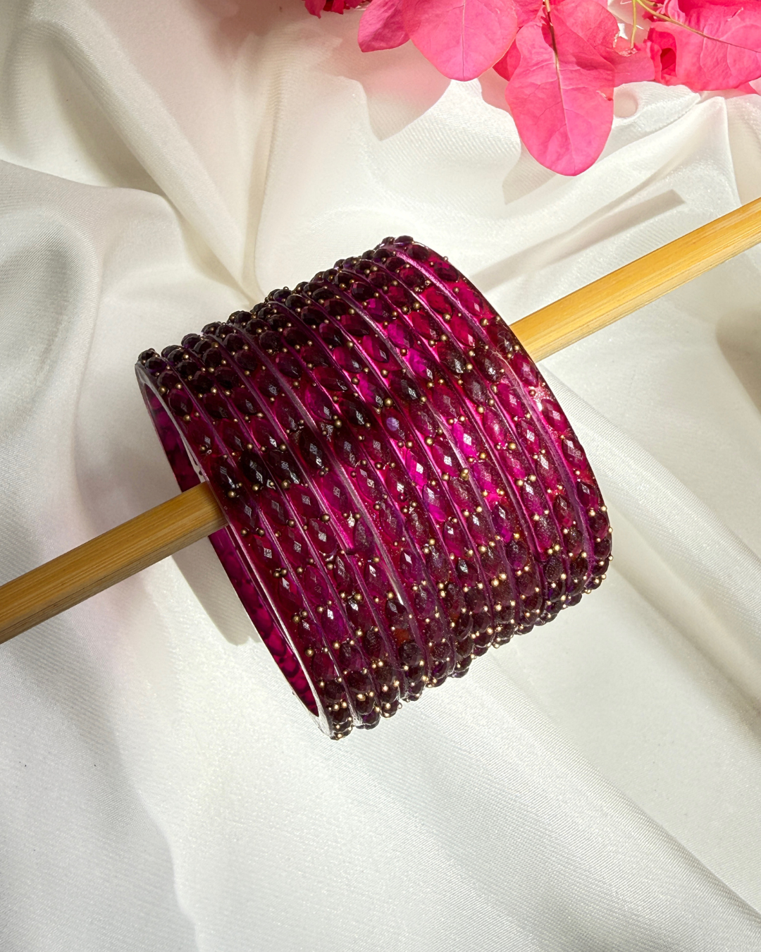 Era Raindrop bangles Peach