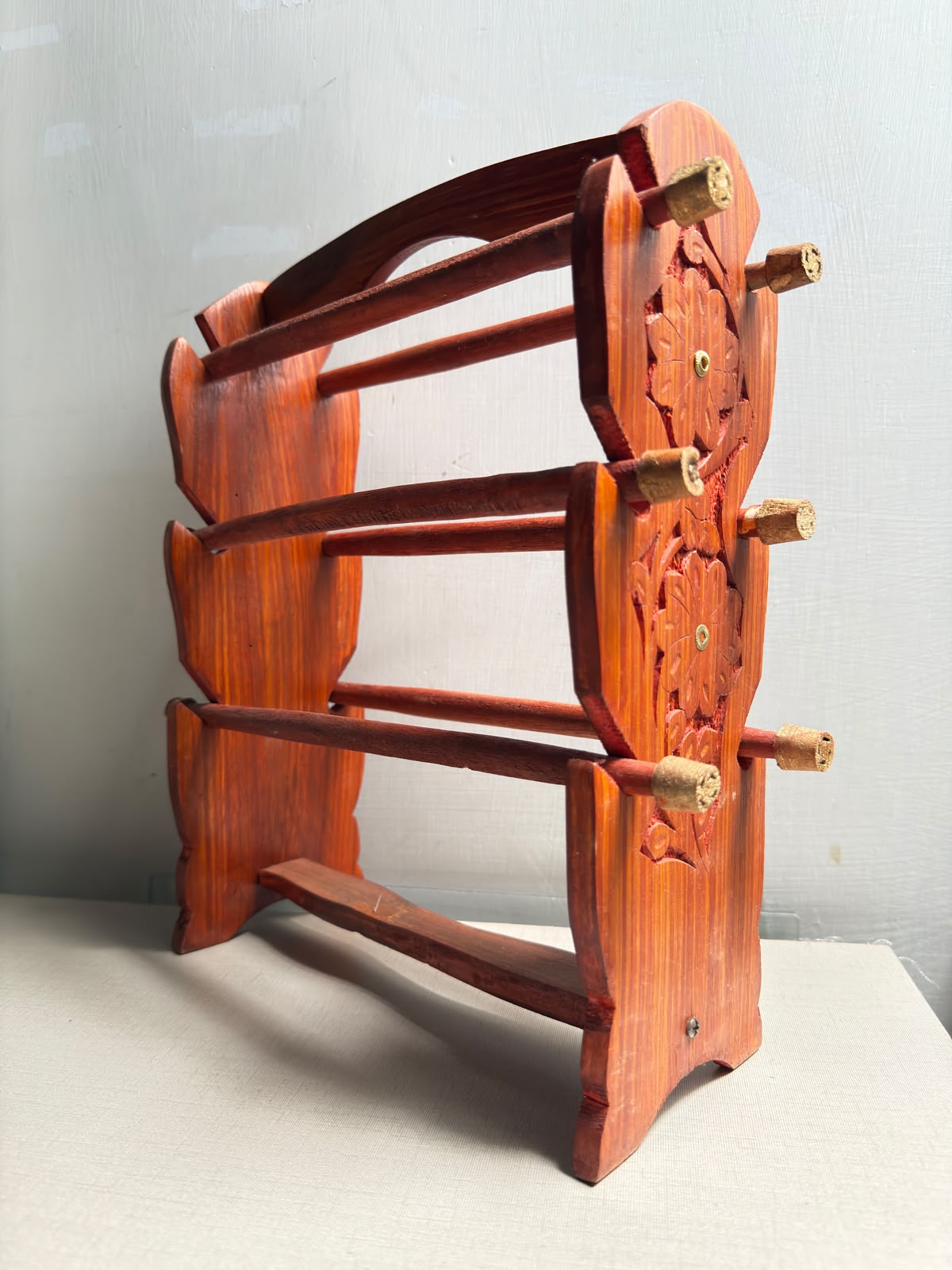 wooden 3-Tier Bangle Stand