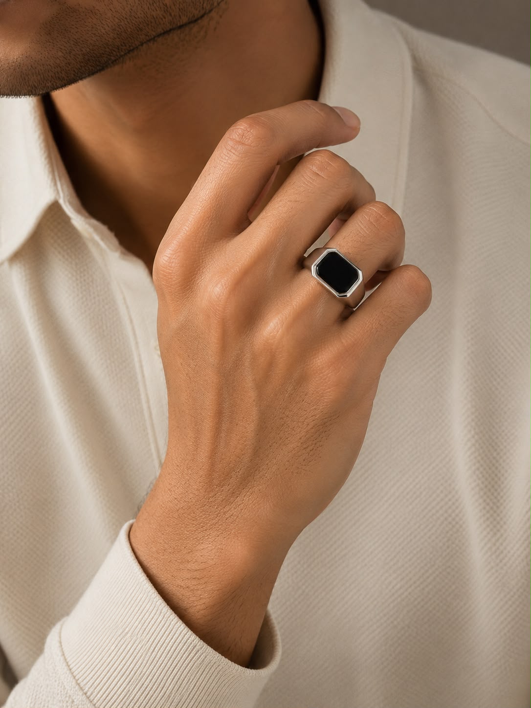 Royal Onyx Signet Ring