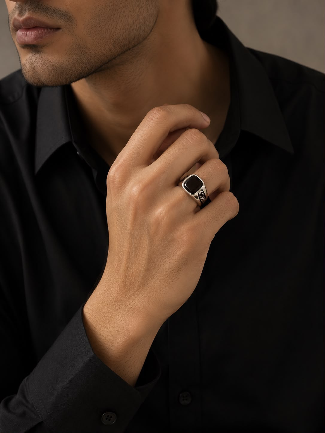 Black Crest Ring