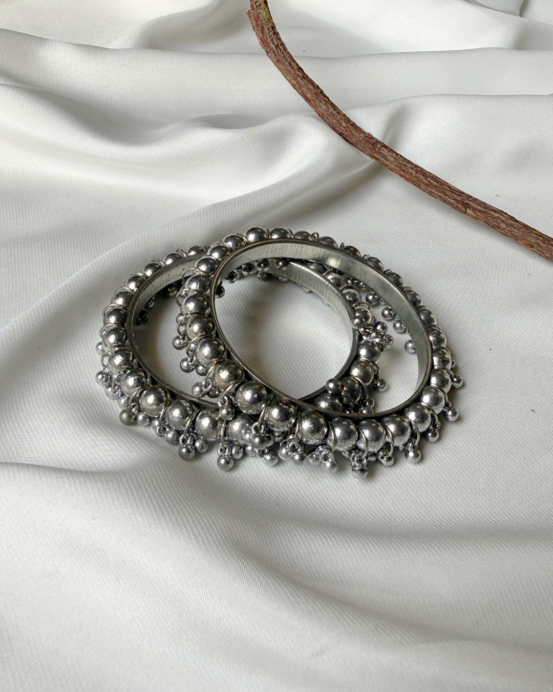 Chandi & Zar ghungroo  Side Bangles