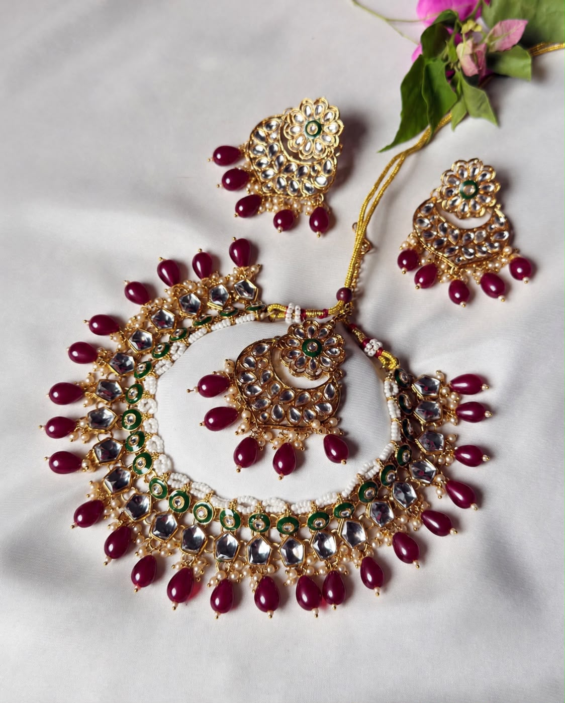 Muhani kundan set