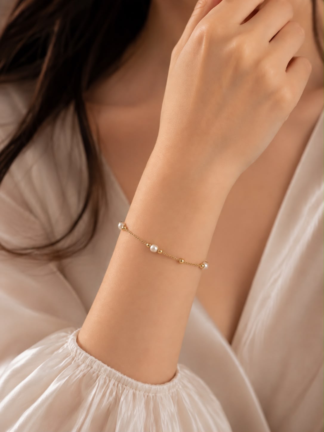 Pearl Chain Bracelet