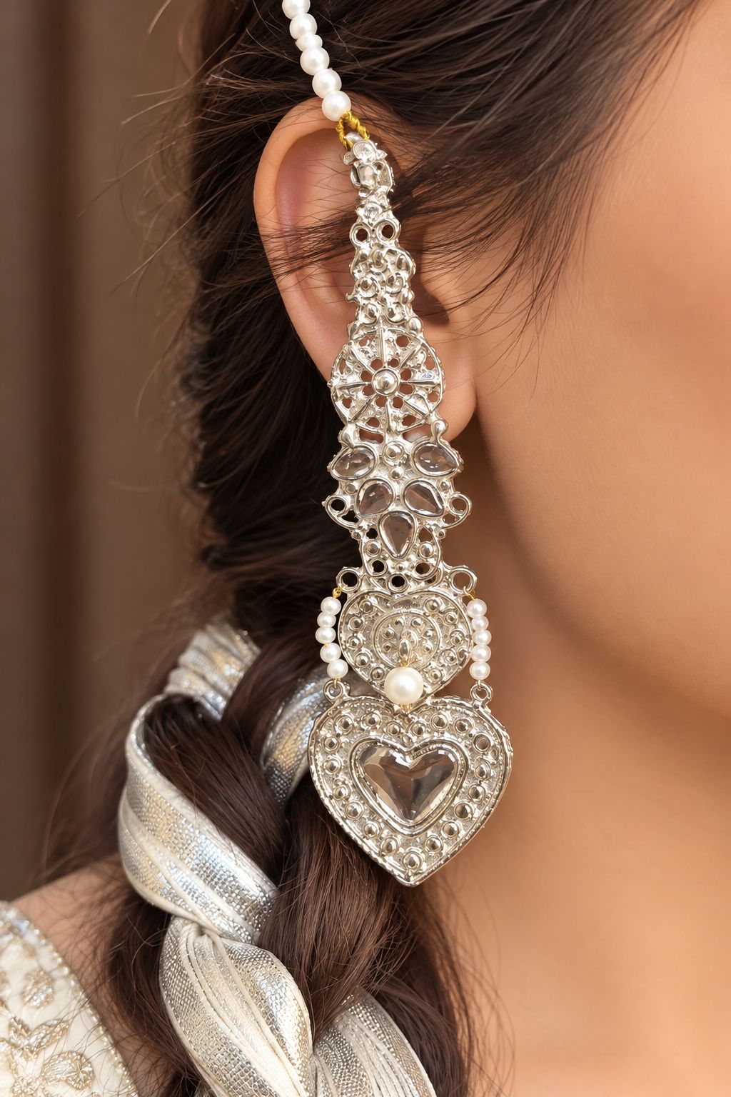 Laila Afghani Sahara (Gold/Silver)